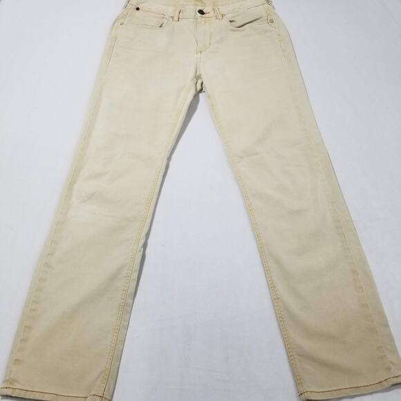 Tommy Bahama Pants Mens 32x32 Authentic Chino Flat Front Cotton Spandex Khaki